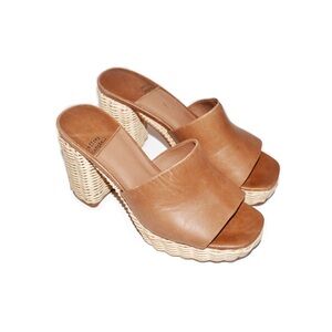Jeffrey Campbell Magda Platform Mule Sandal Wicker